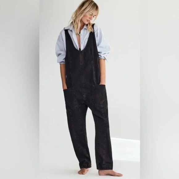 We The Free Pants - We The Free Charcoal Jumpsuit